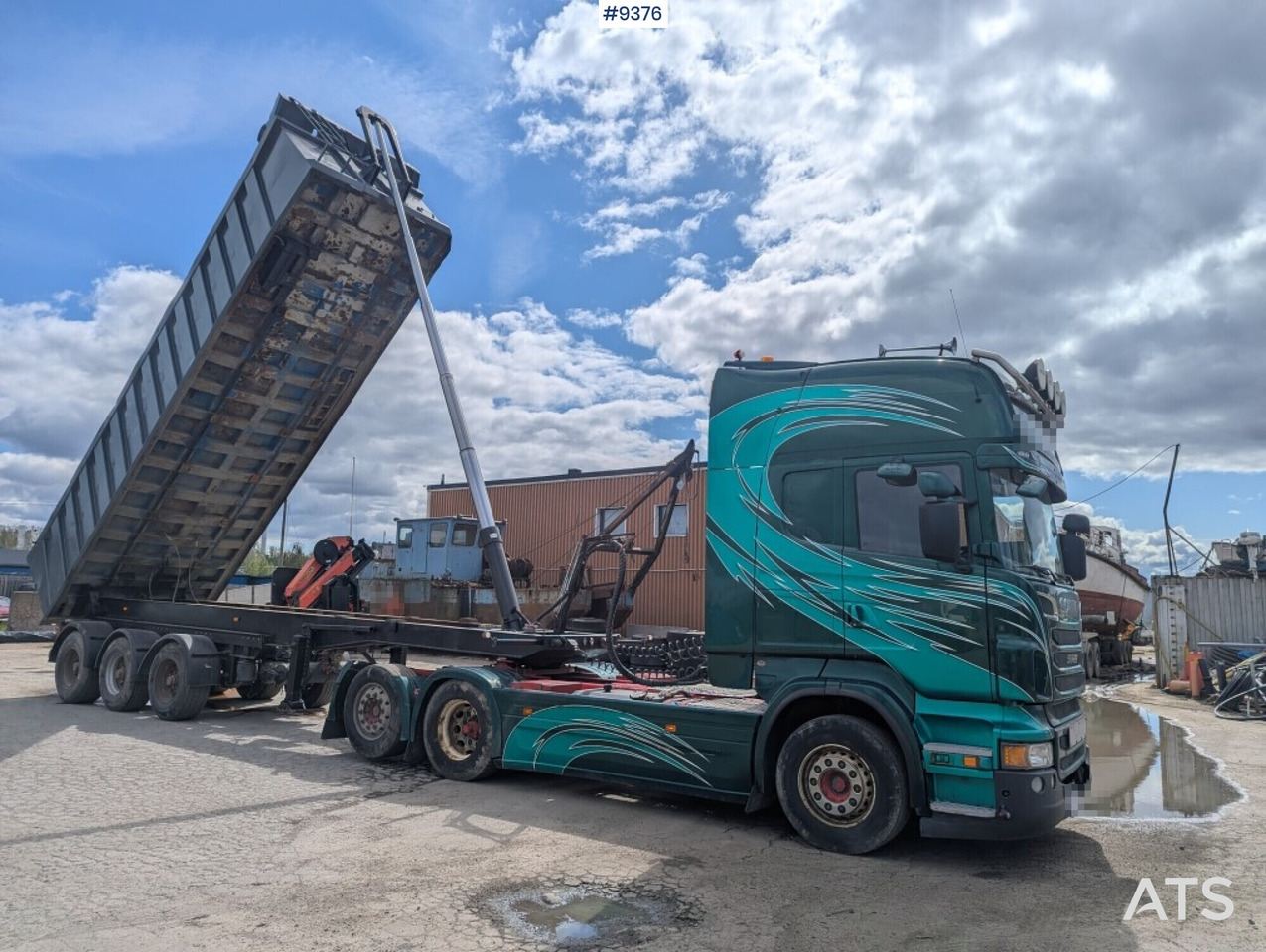 Truck unit Scania R730 V8 6X2 with RKP tipping trailer (VIDEO) - Tractor: foto 2 Truck unit Scania R730 V8 6X2 with RKP tipping trailer (VIDEO) - Tractor: foto 2
