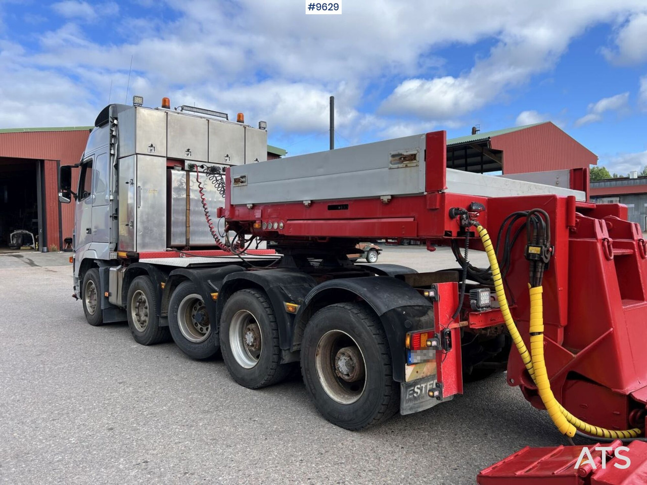 Volvo FH16 5-axle tractor unit, GOLDHOFER STZ-VL 4-41/80 trailer - Tractor, Semi-reboque baixa: foto 3 Volvo FH16 5-axle tractor unit, GOLDHOFER STZ-VL 4-41/80 trailer - Tractor, Semi-reboque baixa: foto 3