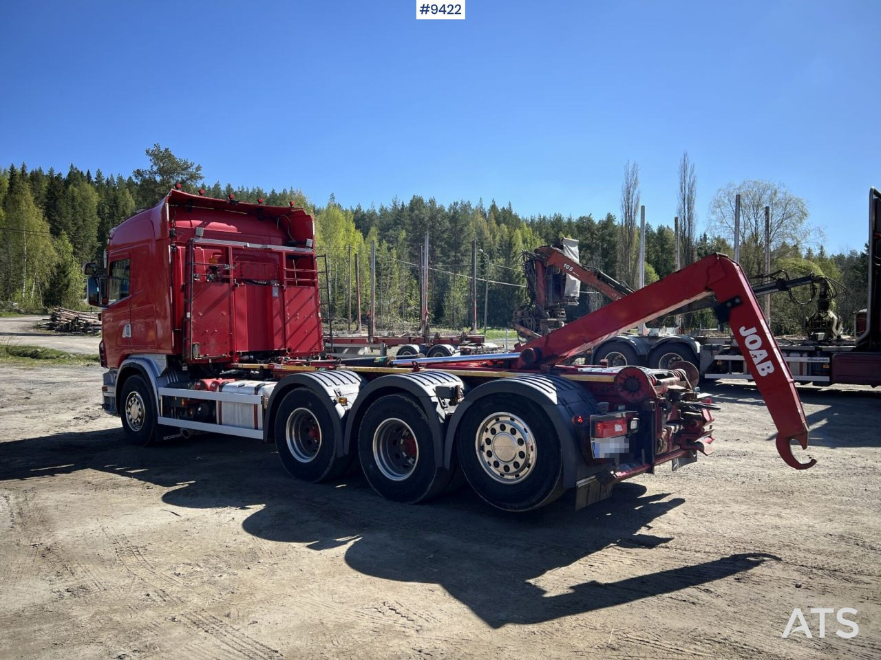 Tridem Hooklift Truck Scania G490 with plow brackets - Camião polibenne: foto 4 Tridem Hooklift Truck Scania G490 with plow brackets - Camião polibenne: foto 4