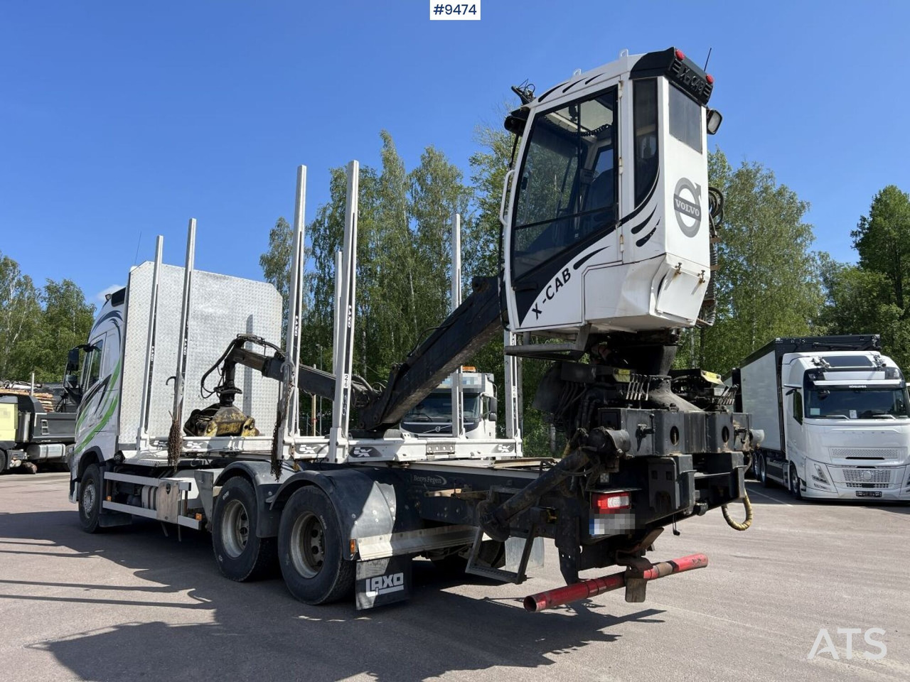 Volvo FH13 Logging truck with Loglift 105S crane - Camião de transporte de madeira, Camião grua: foto 5 Volvo FH13 Logging truck with Loglift 105S crane - Camião de transporte de madeira, Camião grua: foto 5