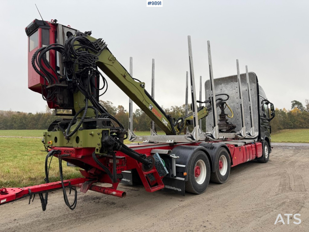 Volvo FH64 R Timber truck, trailer and crane - Camião de transporte de madeira, Camião grua: foto 2 Volvo FH64 R Timber truck, trailer and crane - Camião de transporte de madeira, Camião grua: foto 2
