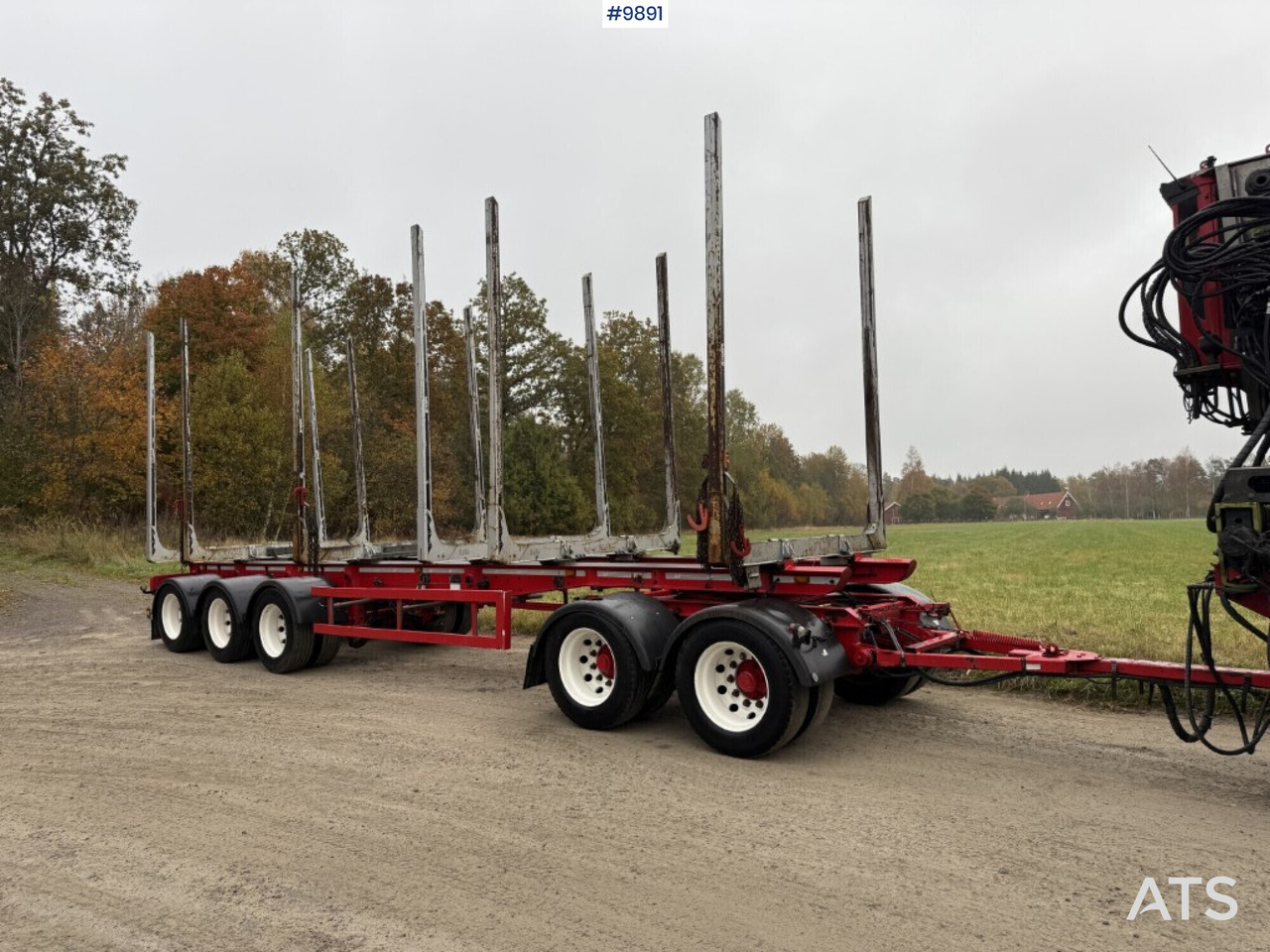 Volvo FH64 R Timber truck, trailer and crane - Camião de transporte de madeira, Camião grua: foto 4 Volvo FH64 R Timber truck, trailer and crane - Camião de transporte de madeira, Camião grua: foto 4