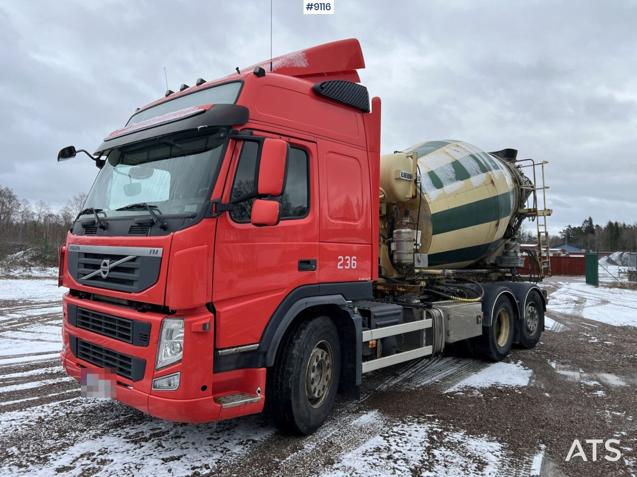 Volvo FM 6X2 Quick lock with concrete rotator (VIDEO) - Camião betoneira: foto 1 Volvo FM 6X2 Quick lock with concrete rotator (VIDEO) - Camião betoneira: foto 1