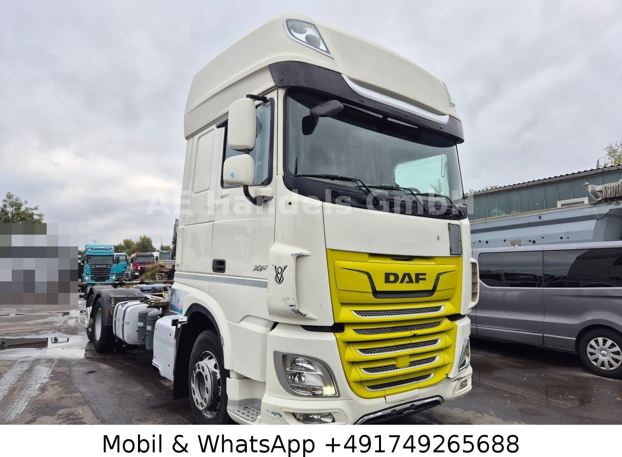 DAF XF480 SSC BDF *Retarder/Lift/ACC/2xTank/AHK/LDW - Camião transportador de contêineres/ Caixa móvel: foto 1 DAF XF480 SSC BDF *Retarder/Lift/ACC/2xTank/AHK/LDW - Camião transportador de contêineres/ Caixa móvel: foto 1