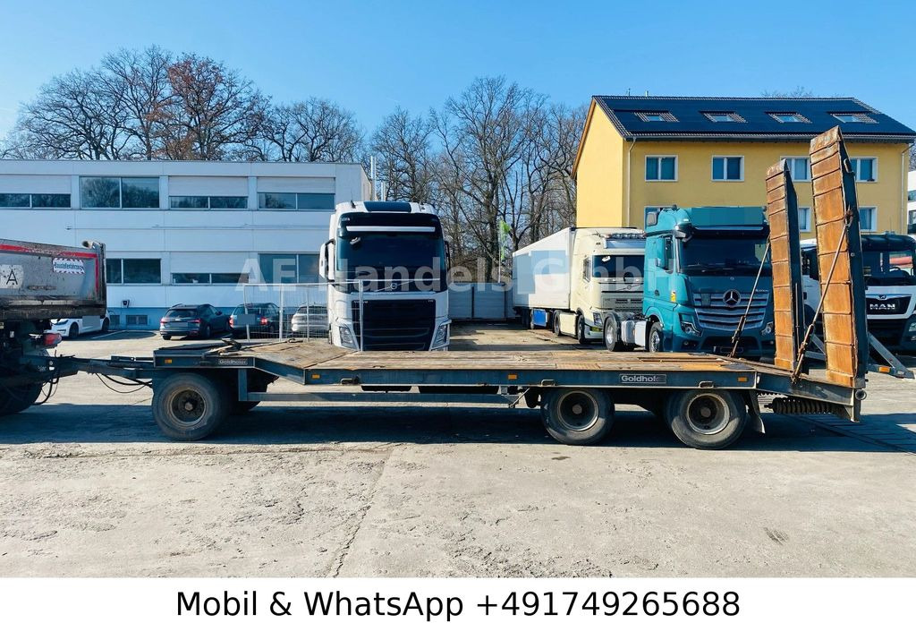 Goldhofer TU 3-24/80 Drehschemel *Rampen/L.8,30m/TÜV-11.25 - Reboque baixa: foto 2 Goldhofer TU 3-24/80 Drehschemel *Rampen/L.8,30m/TÜV-11.25 - Reboque baixa: foto 2