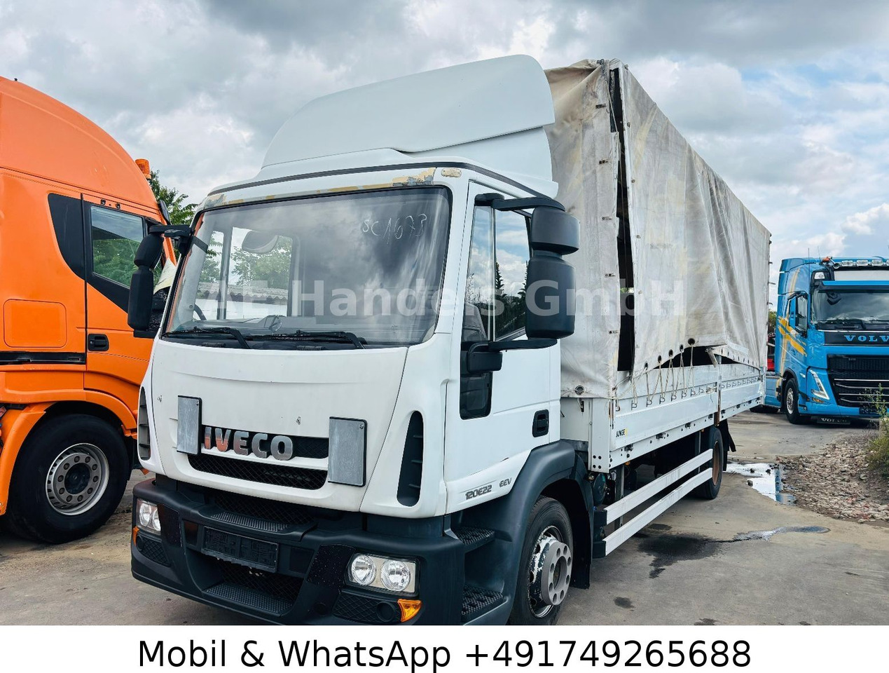 Iveco 120E22 Flachdach BL *Manual / LBW-Dautel - Camião de lona: foto 2 Iveco 120E22 Flachdach BL *Manual / LBW-Dautel - Camião de lona: foto 2
