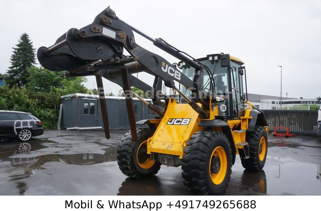 JCB 417 HT T4F *Schaufel/Gabel/Schnellwechsler/Klima - Pá carregadora de rodas: foto 1 JCB 417 HT T4F *Schaufel/Gabel/Schnellwechsler/Klima - Pá carregadora de rodas: foto 1