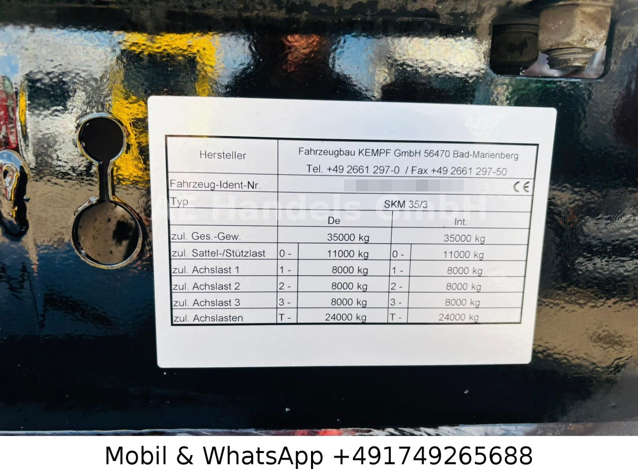 Semi-reboque basculante Kempf SKM 35/3 Aluminium *31m³/1xSchieber/1.Lift/Alcoa: foto 16