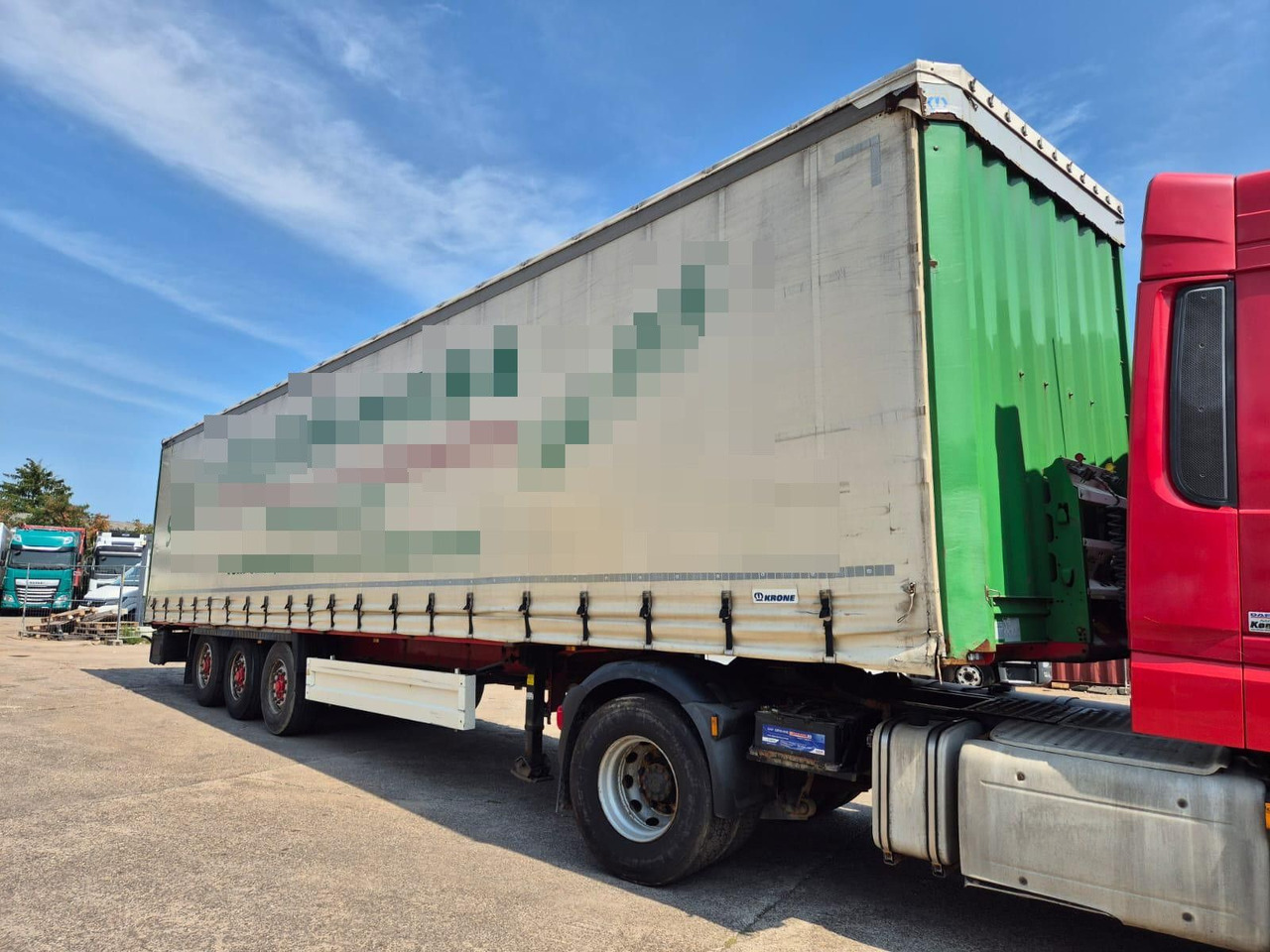 Krone SD *Edscha / Tautliner / 1.Liftachse / CodeXL - Semi-reboque de lona: foto 1 Krone SD *Edscha / Tautliner / 1.Liftachse / CodeXL - Semi-reboque de lona: foto 1