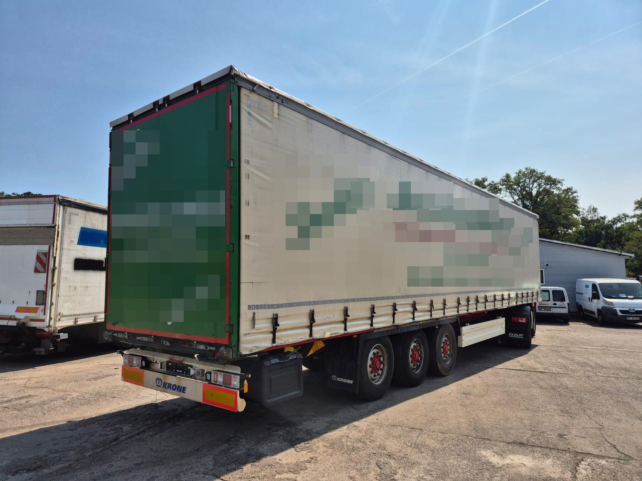Krone SD *Edscha / Tautliner / 1.Liftachse / CodeXL - Semi-reboque de lona: foto 3 Krone SD *Edscha / Tautliner / 1.Liftachse / CodeXL - Semi-reboque de lona: foto 3