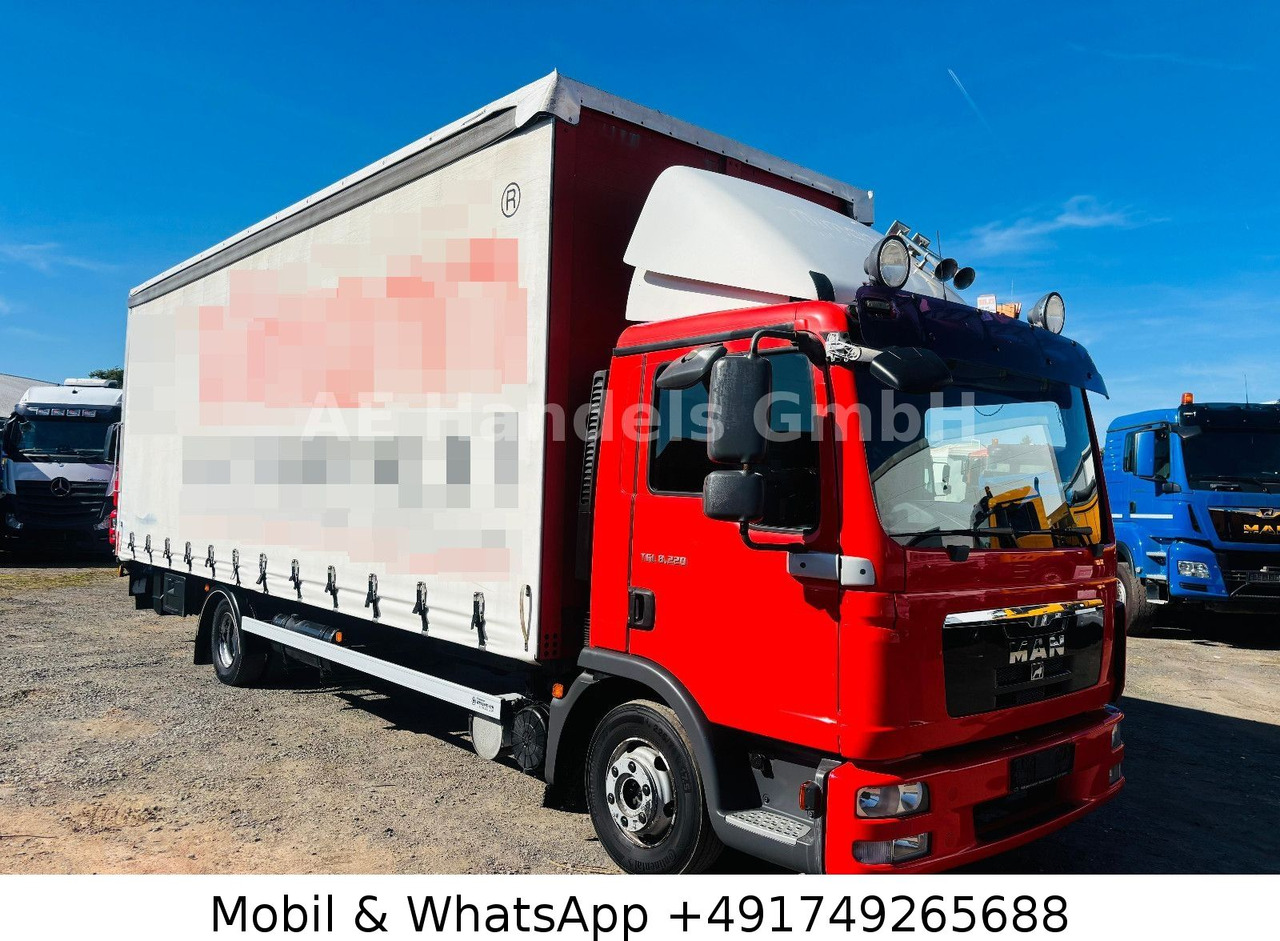 MAN TGL 8.220 C BL P+P 4x2*LBW/Tautliner/AHK/AirPipe - Carrinha de lona: foto 1 MAN TGL 8.220 C BL P+P 4x2*LBW/Tautliner/AHK/AirPipe - Carrinha de lona: foto 1