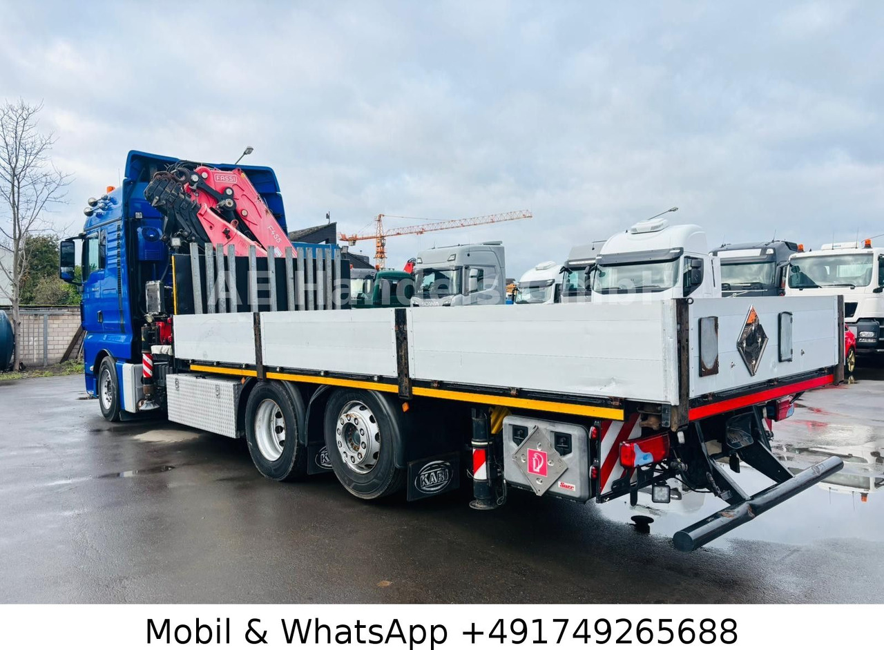 MAN TGX 26.540 XLX BL 6x2 FASSI F455 *Funk/Lenk+Lift - Camião de caixa aberta/ Plataforma, Camião grua: foto 4 MAN TGX 26.540 XLX BL 6x2 FASSI F455 *Funk/Lenk+Lift - Camião de caixa aberta/ Plataforma, Camião grua: foto 4
