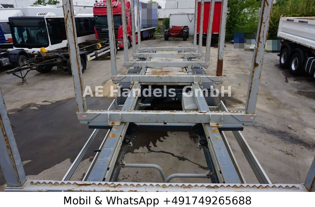 Semi-reboque transporte de madeira MEGA ND3-C231 Lang-Holz *8x Rungen / Liftachse: foto 8