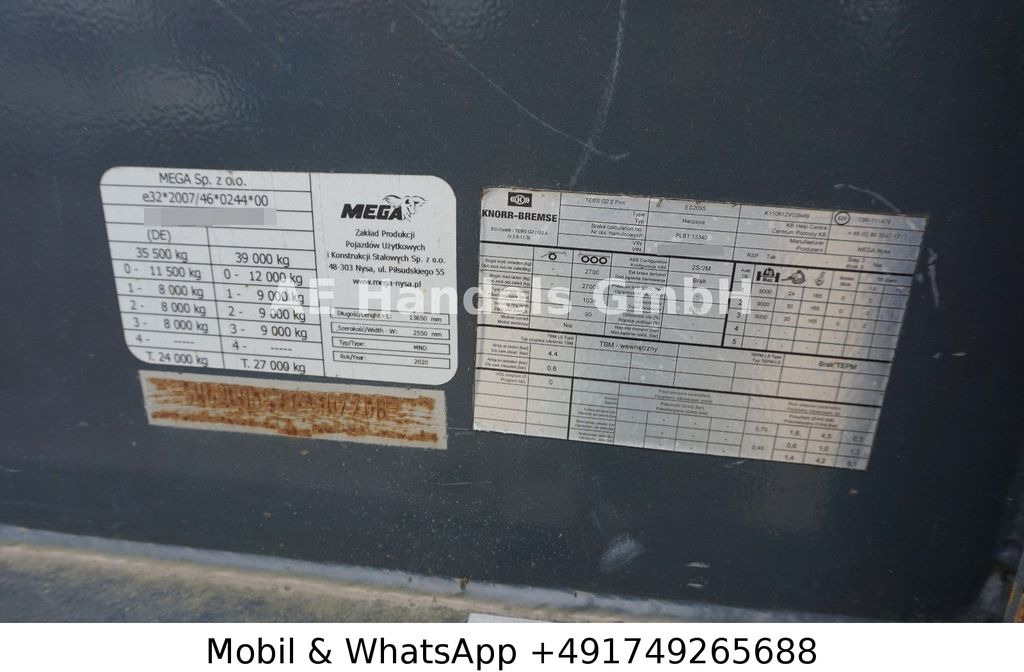 Semi-reboque transporte de madeira MEGA ND3-C231 Lang-Holz *8x Rungen / Liftachse: foto 11