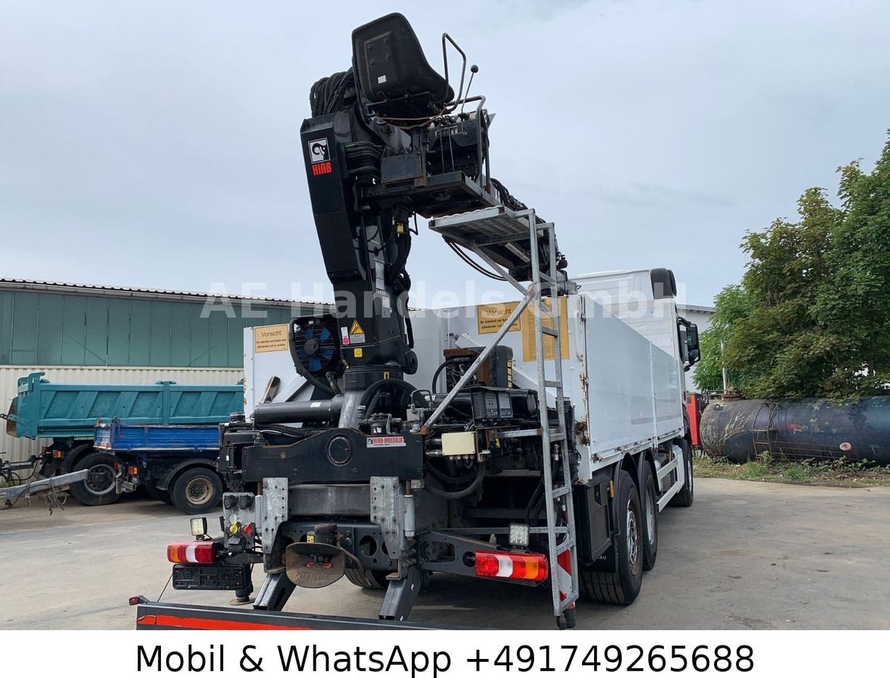 Mercedes-Benz Actros IV 2645 L LL 6x2 *Retarder/Hiab-177K-Pro - Camião de caixa aberta/ Plataforma, Camião grua: foto 5 Mercedes-Benz Actros IV 2645 L LL 6x2 *Retarder/Hiab-177K-Pro - Camião de caixa aberta/ Plataforma, Camião grua: foto 5