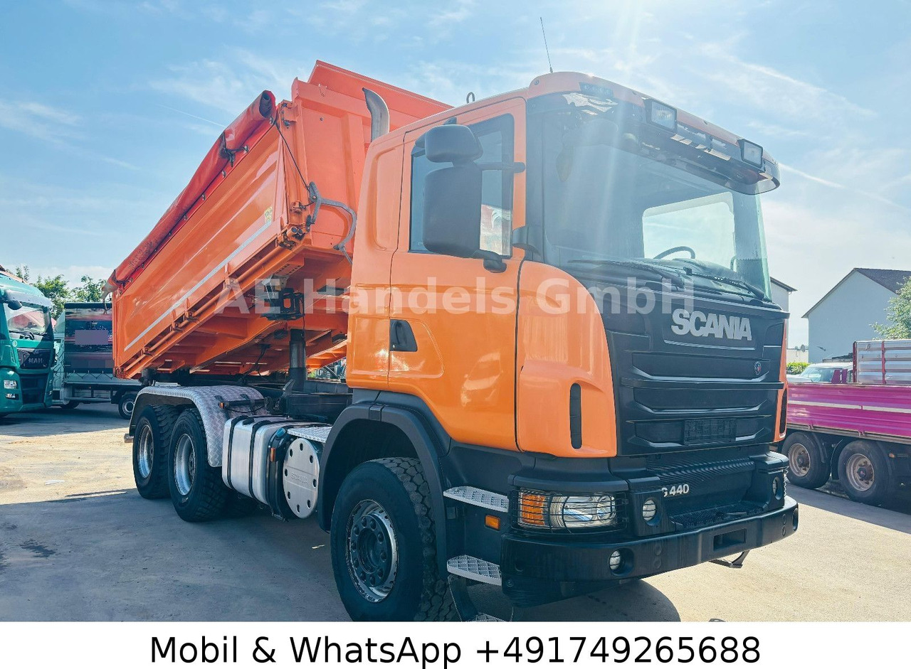 Scania G440 BB 6x4 *Retarder/MEILLER-11m³/AP/Rollplane - Camião basculante: foto 1 Scania G440 BB 6x4 *Retarder/MEILLER-11m³/AP/Rollplane - Camião basculante: foto 1