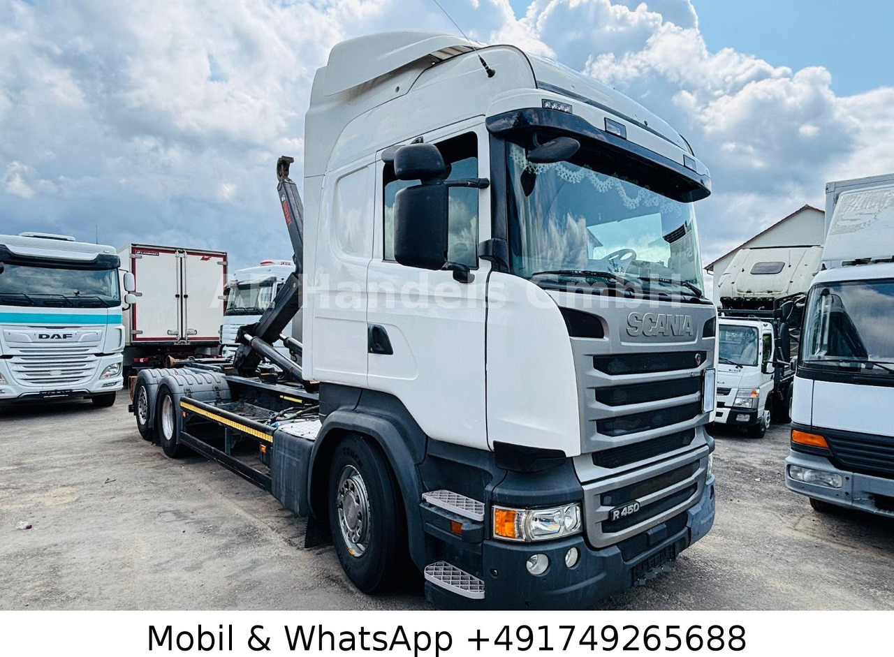 Scania R450 LL 6x2 *Retarder/Hiab-OPT20S59/Standklima - Camião polibenne: foto 2 Scania R450 LL 6x2 *Retarder/Hiab-OPT20S59/Standklima - Camião polibenne: foto 2