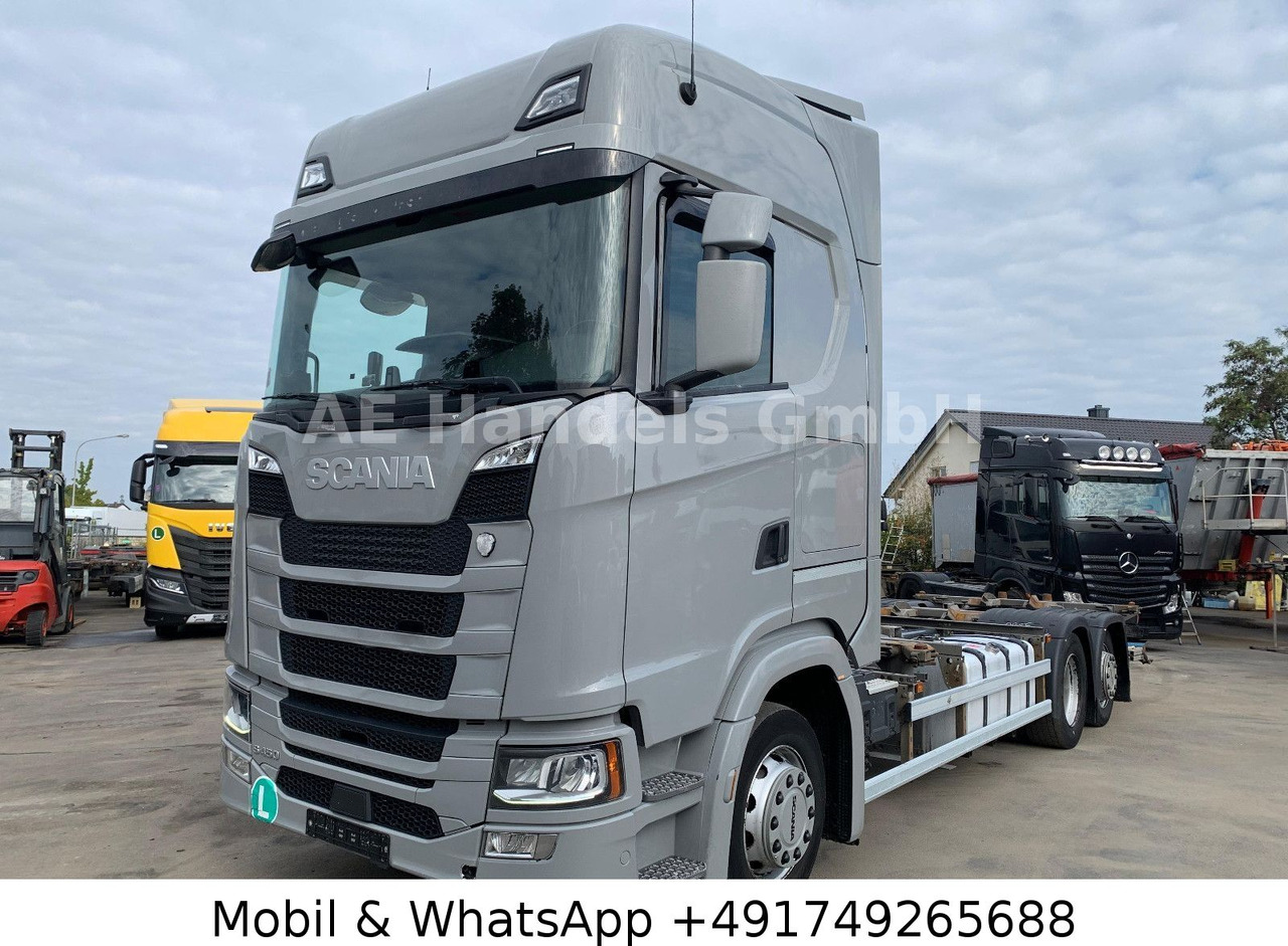 Scania S450 HighLine BDF *Retarder/Lenk+Lift/Multi/LBW - Camião transportador de contêineres/ Caixa móvel: foto 2 Scania S450 HighLine BDF *Retarder/Lenk+Lift/Multi/LBW - Camião transportador de contêineres/ Caixa móvel: foto 2
