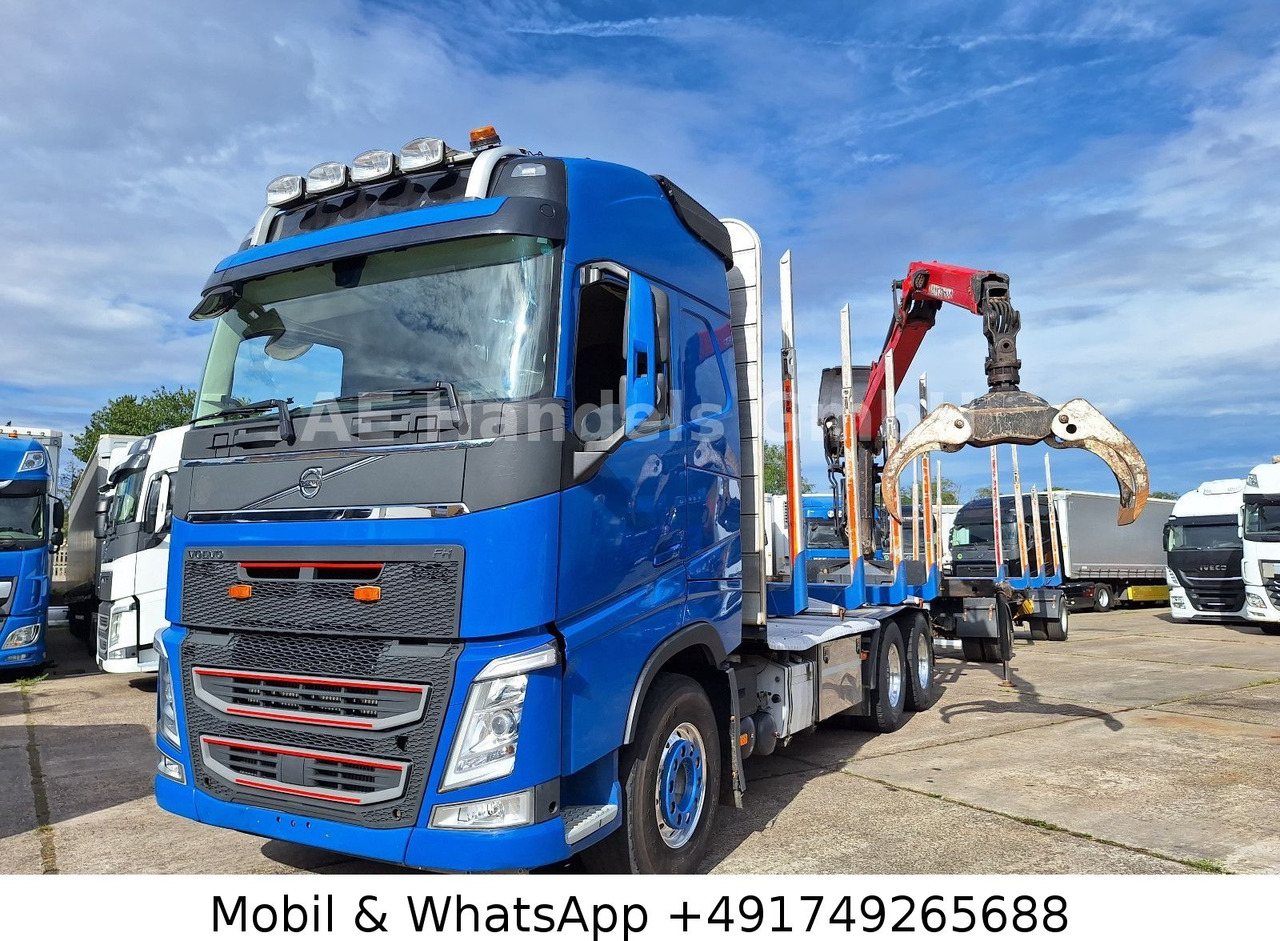 Volvo FH 540 Globe BL 6x4 Palfinger M12L80 *Retarder - Camião de transporte de madeira, Camião grua: foto 1 Volvo FH 540 Globe BL 6x4 Palfinger M12L80 *Retarder - Camião de transporte de madeira, Camião grua: foto 1