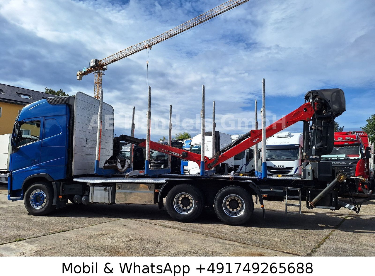 Volvo FH 540 Globe BL 6x4 Palfinger M12L80 *Retarder - Camião de transporte de madeira, Camião grua: foto 4 Volvo FH 540 Globe BL 6x4 Palfinger M12L80 *Retarder - Camião de transporte de madeira, Camião grua: foto 4