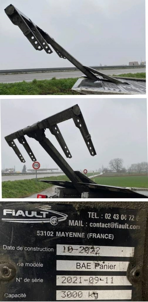 Camião transporte de veículos Iveco S WAY480 /FIAULT PF60 +GRUE HMF endommagée: foto 13