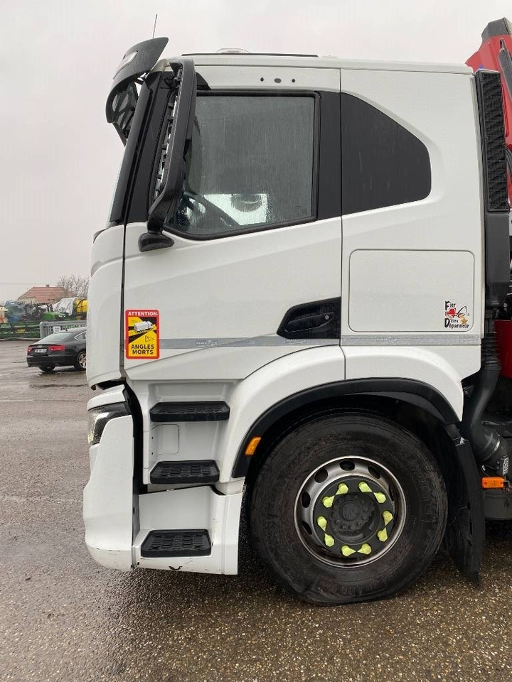 Camião transporte de veículos Iveco S WAY480 /FIAULT PF60 +GRUE HMF endommagée: foto 18