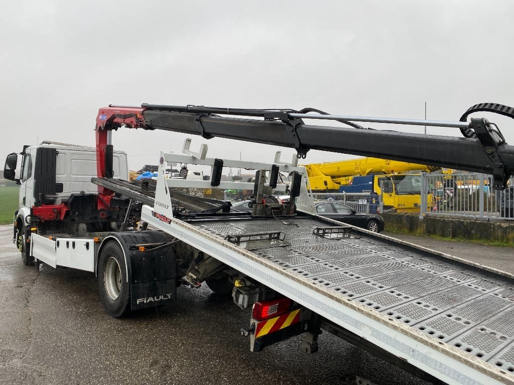 Camião transporte de veículos Iveco S WAY480 /FIAULT PF60 +GRUE HMF endommagée: foto 23