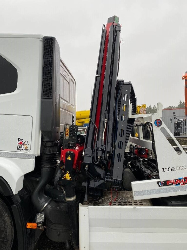 Camião transporte de veículos Iveco S WAY480 /FIAULT PF60 +GRUE HMF endommagée: foto 49