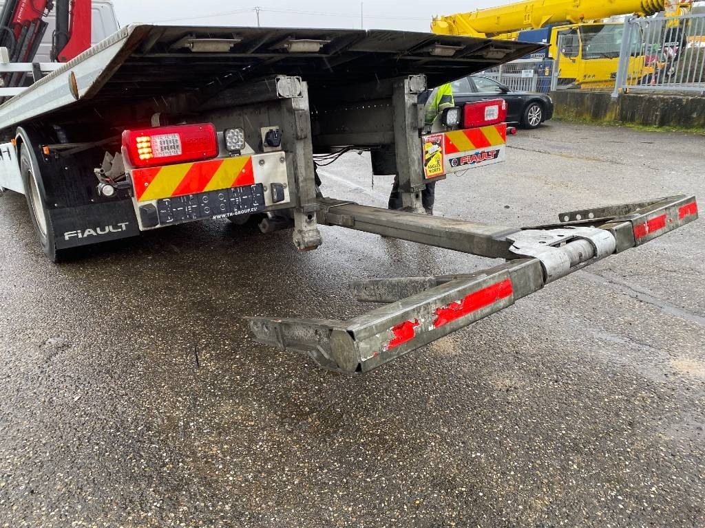 Camião transporte de veículos Iveco S WAY480 /FIAULT PF60 +GRUE HMF endommagée: foto 41