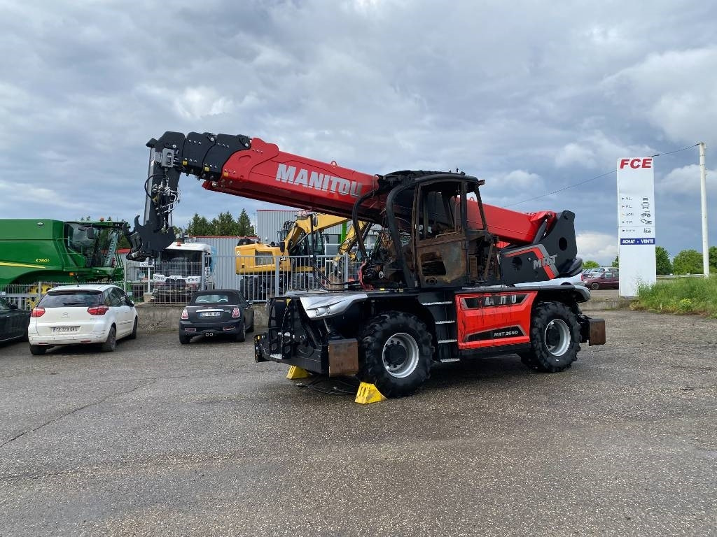 Manitou MRT 2660/360-160Y-ST5/S1 1er Main endommagé - Empilhador telescópico: foto 2 Manitou MRT 2660/360-160Y-ST5/S1 1er Main endommagé - Empilhador telescópico: foto 2