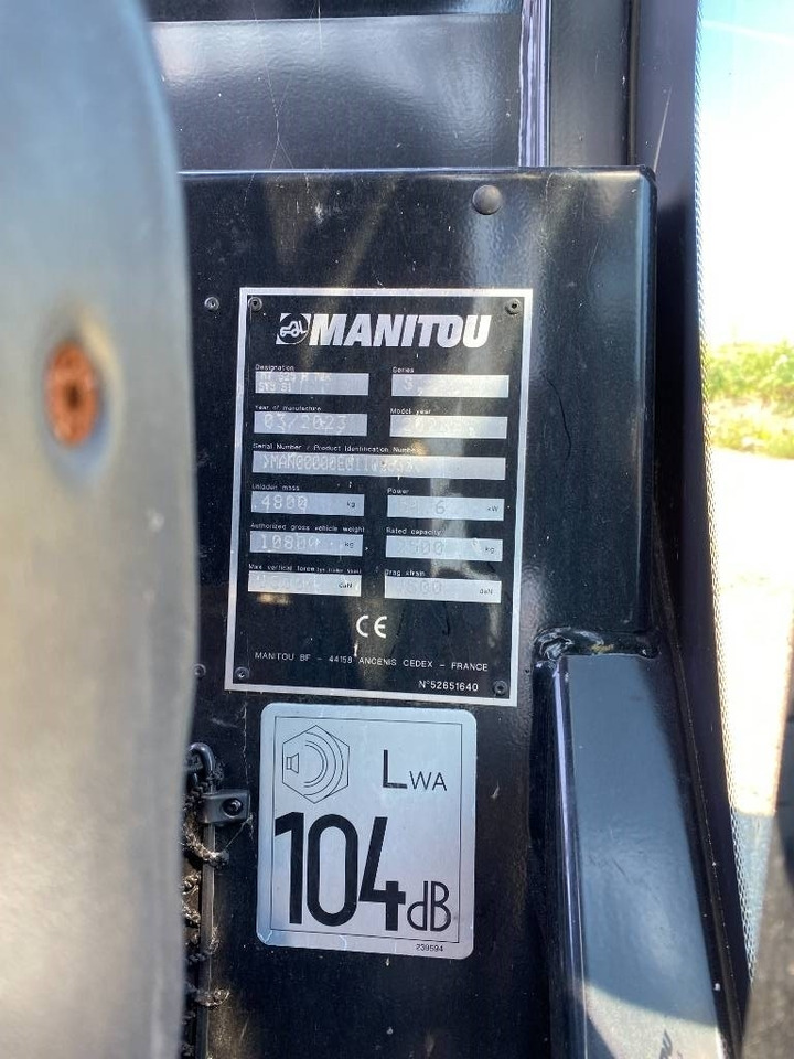 Empilhador telescópico Manitou MT 625 H/75K-ST5S1 endommagé: foto 7
