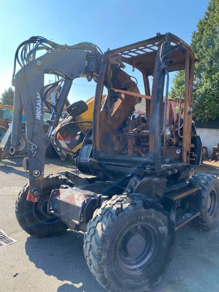 Escavadeira de rodas Mecalac 7 MWR Origine Française endommagée: foto 13