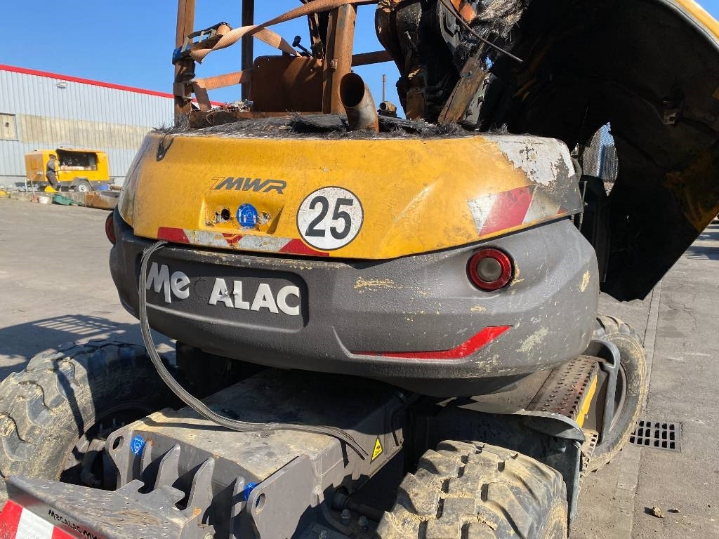 Escavadeira de rodas Mecalac 7 MWR Origine Française endommagée: foto 28