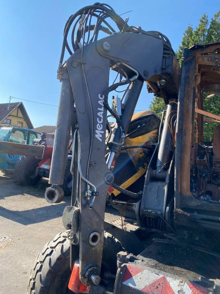 Escavadeira de rodas Mecalac 7 MWR Origine Française endommagée: foto 15