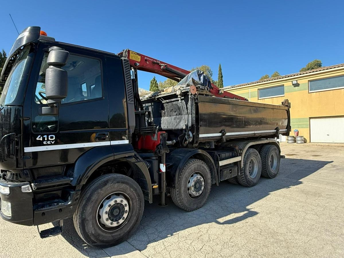 Iveco TRAKKER 410 EEV BI-BENNE GRUE MARREL 8X4 - Camião basculante: foto 3 Iveco TRAKKER 410 EEV BI-BENNE GRUE MARREL 8X4 - Camião basculante: foto 3