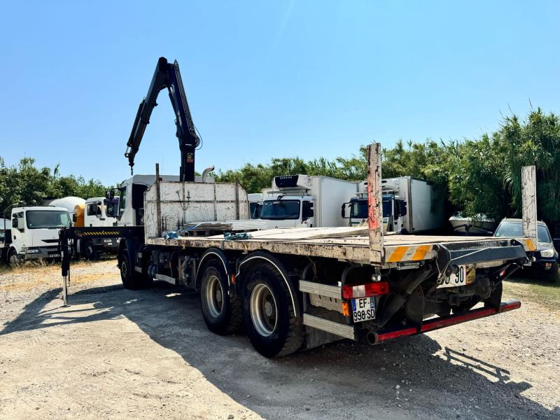 Renault PREMIUM 370 DXI PLATEAU RIDELLES GRUE - Camião de caixa aberta/ Plataforma, Camião grua: foto 3 Renault PREMIUM 370 DXI PLATEAU RIDELLES GRUE - Camião de caixa aberta/ Plataforma, Camião grua: foto 3