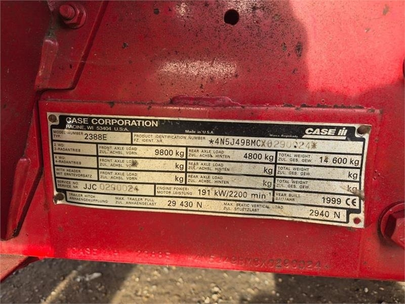 Ceifeira debulhadora Case IH AXIAL-FLOW 2388: foto 16