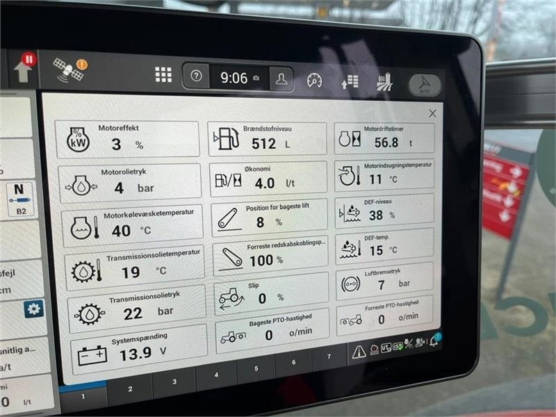 Trator Case IH OPTUM 340 CVX. AFS CONNECT: foto 14