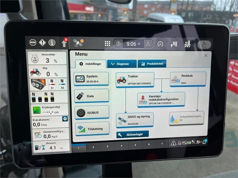 Trator Case IH OPTUM 340 CVX. AFS CONNECT: foto 13