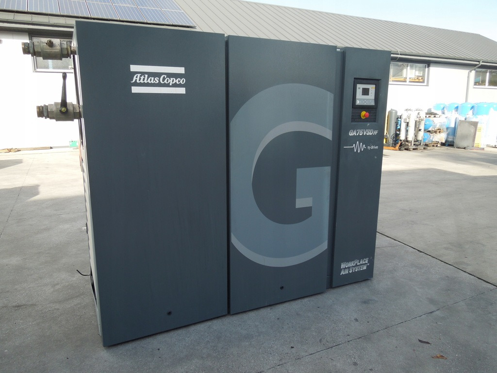 ATLAS COPCO GA75VSDFF - Compressor de ar: foto 1 ATLAS COPCO GA75VSDFF - Compressor de ar: foto 1