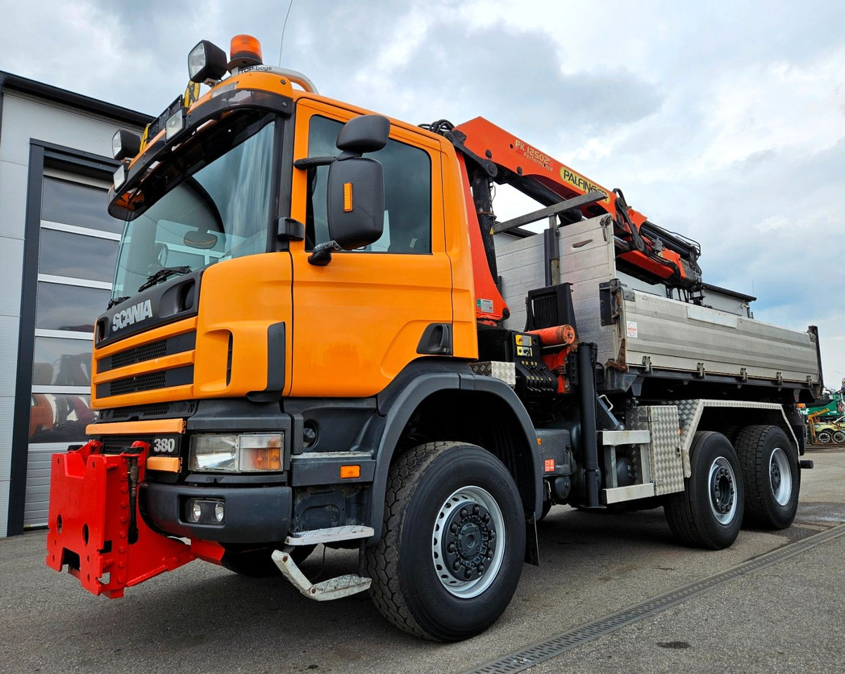 Scania P114 380 6x4-4 Palfinger PK12502 Kran Funk - Camião basculante, Camião grua: foto 3 Scania P114 380 6x4-4 Palfinger PK12502 Kran Funk - Camião basculante, Camião grua: foto 3