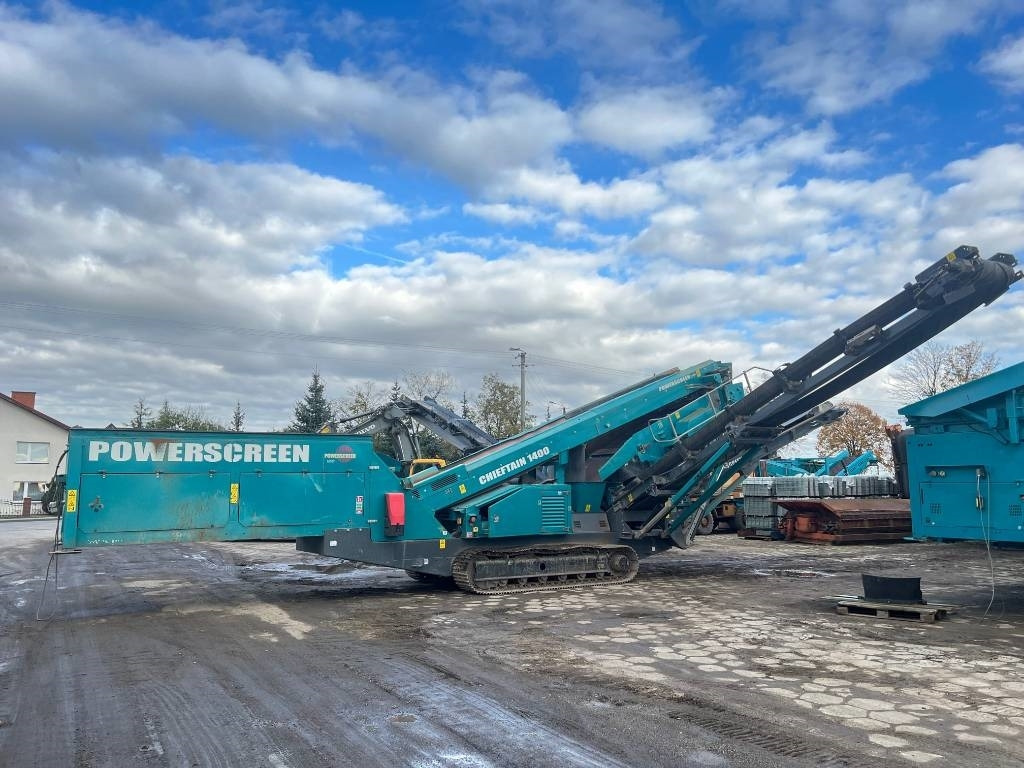 PowerScreen Chieftain 1400 - Peneira vibratória: foto 1 PowerScreen Chieftain 1400 - Peneira vibratória: foto 1