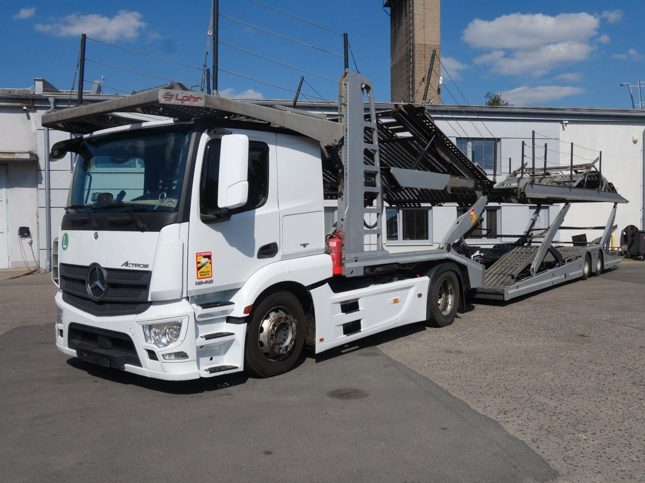 Mercedes-Benz Actros 1846 mit Euro LOHR, VDI Certificate - Camião transporte de veículos: foto 1 Mercedes-Benz Actros 1846 mit Euro LOHR, VDI Certificate - Camião transporte de veículos: foto 1