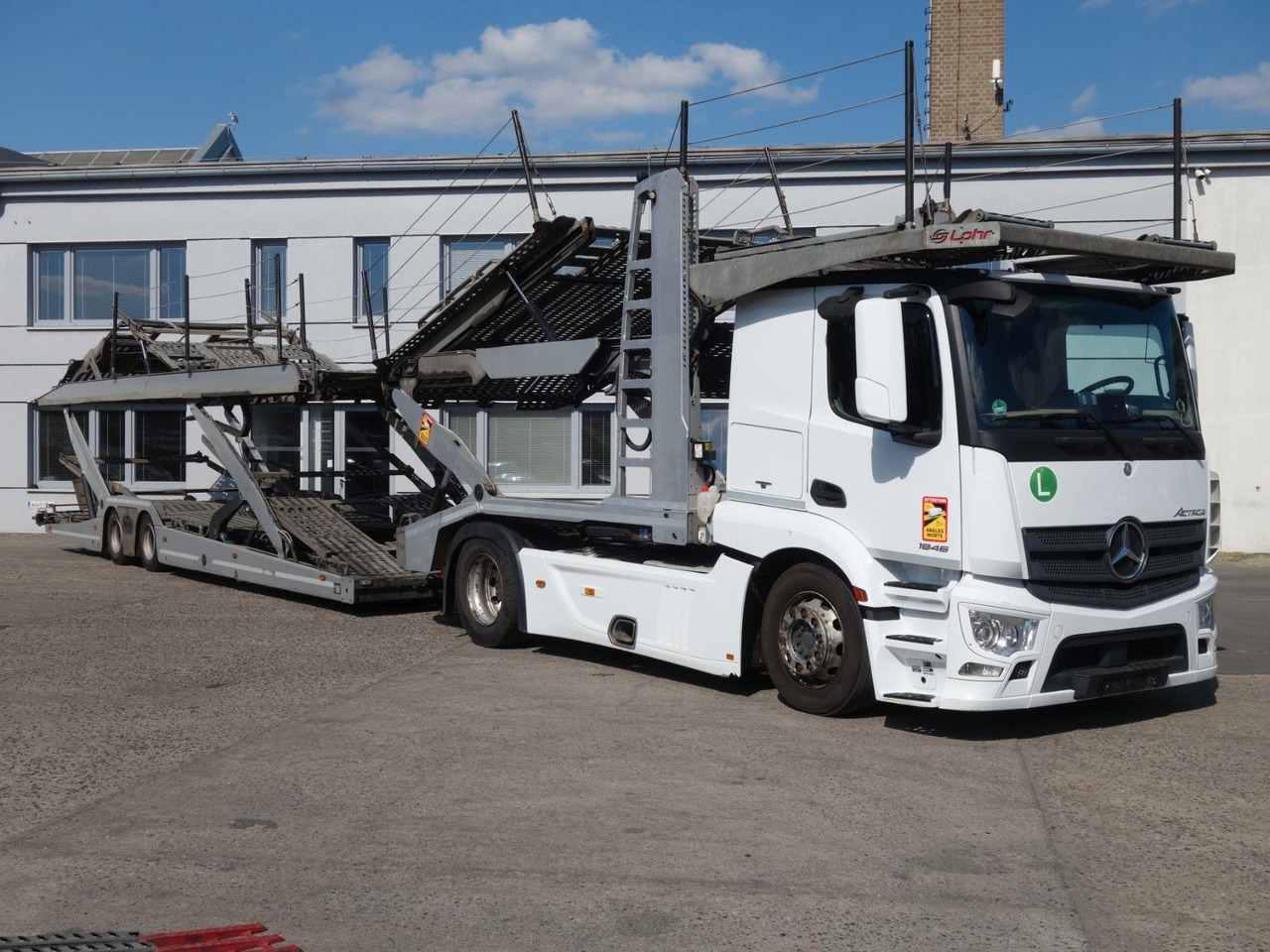 Mercedes-Benz Actros 1846 mit Euro LOHR, VDI Certificate - Camião transporte de veículos: foto 2 Mercedes-Benz Actros 1846 mit Euro LOHR, VDI Certificate - Camião transporte de veículos: foto 2