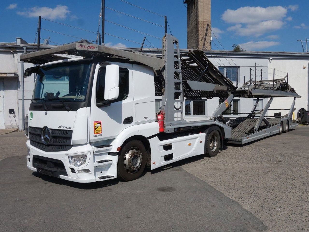 Mercedes-Benz Actros 1846 mit Euro Lohr, VDI Certificate - Camião transporte de veículos: foto 1 Mercedes-Benz Actros 1846 mit Euro Lohr, VDI Certificate - Camião transporte de veículos: foto 1
