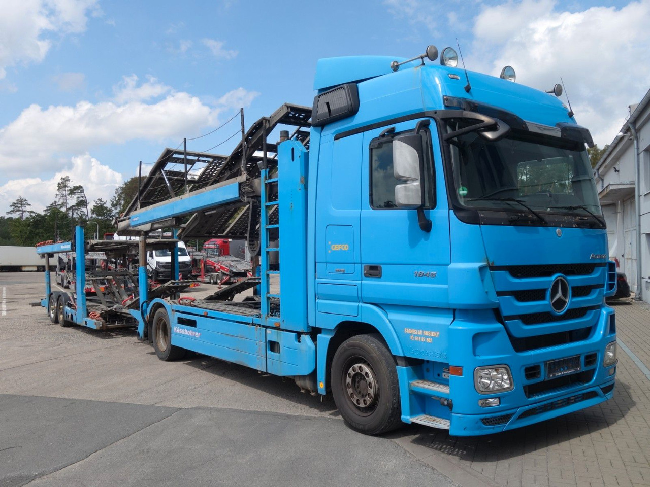 Mercedes-Benz Actros 1846 mit Kässbohrer Metago/Vario - Camião transporte de veículos: foto 3 Mercedes-Benz Actros 1846 mit Kässbohrer Metago/Vario - Camião transporte de veículos: foto 3