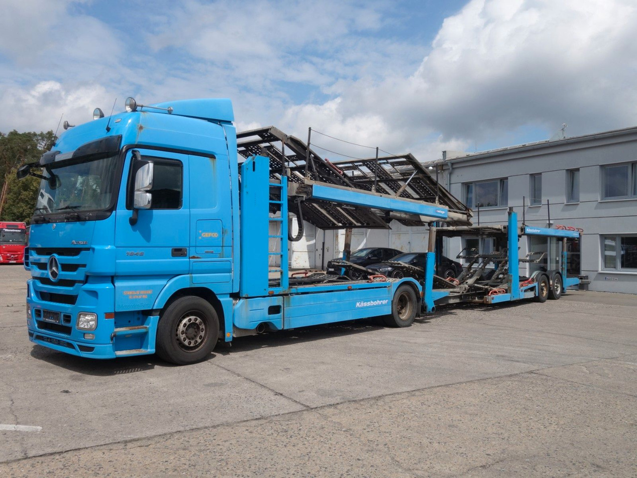 Mercedes-Benz Actros 1846 mit Kässbohrer Metago/Vario - Camião transporte de veículos: foto 2 Mercedes-Benz Actros 1846 mit Kässbohrer Metago/Vario - Camião transporte de veículos: foto 2