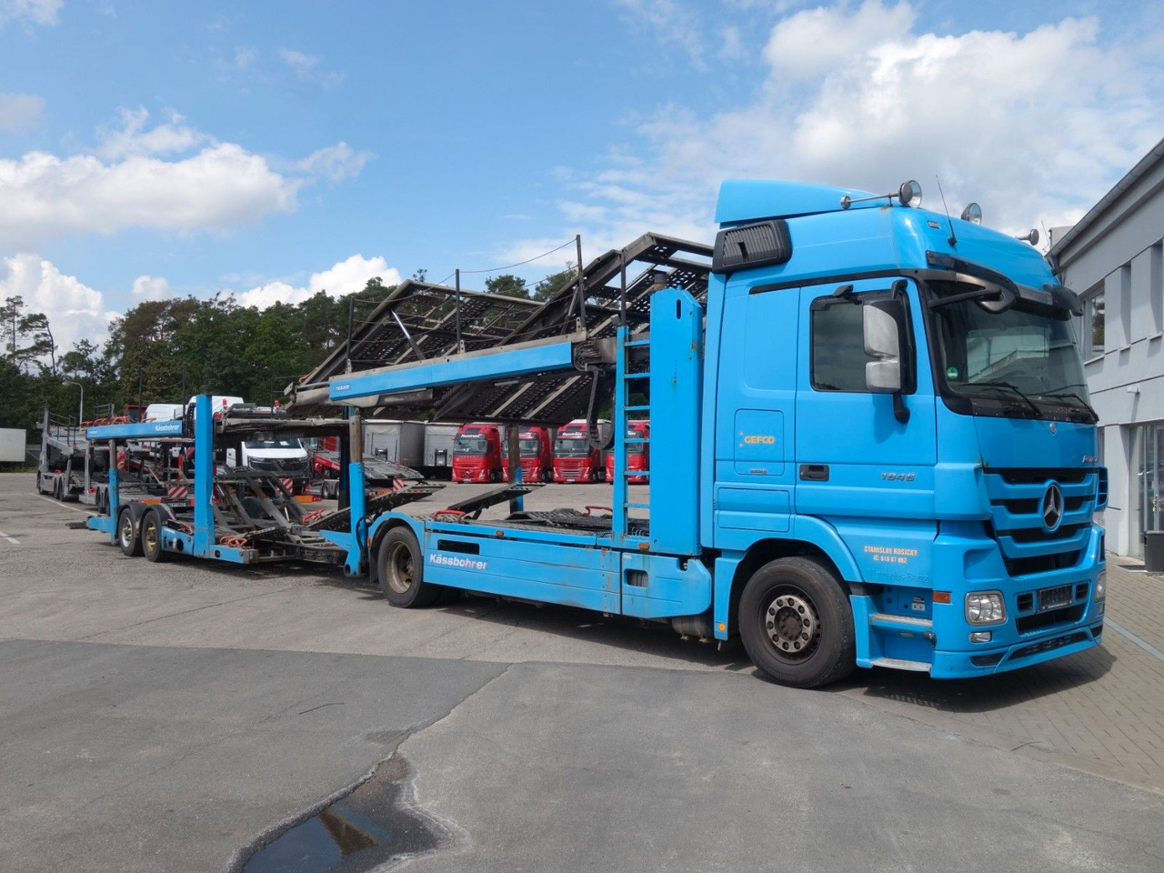 Mercedes-Benz Actros 1846 mit Kässbohrer Metago/Vario - Camião transporte de veículos: foto 4 Mercedes-Benz Actros 1846 mit Kässbohrer Metago/Vario - Camião transporte de veículos: foto 4