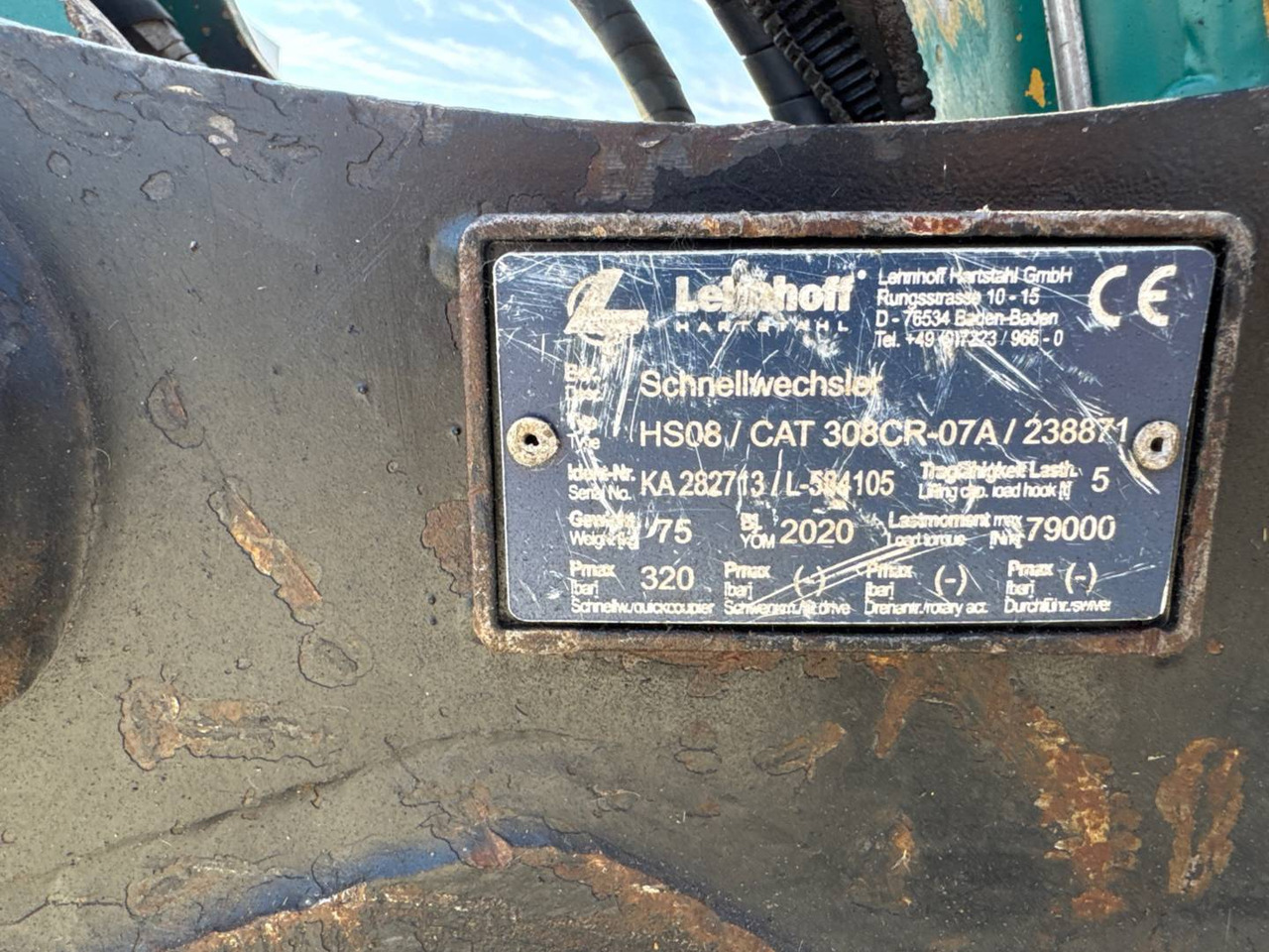 Escavadora de rastos CAT 308CR: foto 14