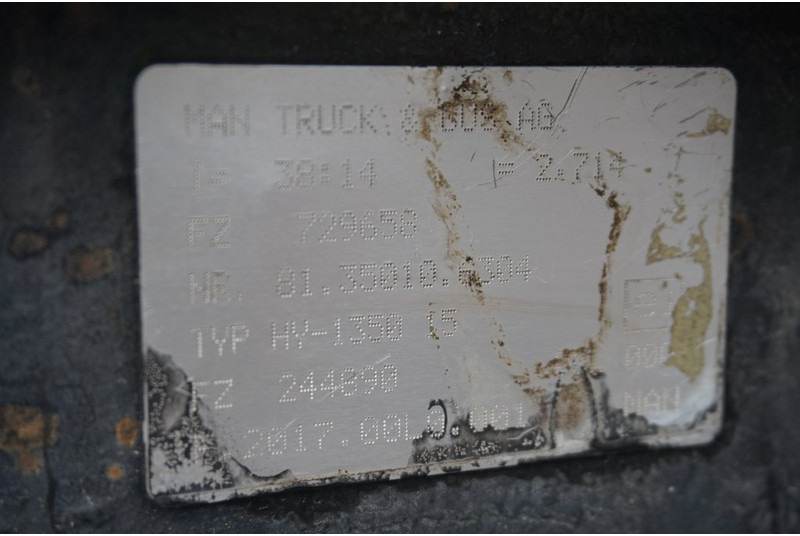 MAN HY-1350-15 38/14 - Eixo traseiro por Camião: foto 4 MAN HY-1350-15 38/14 - Eixo traseiro por Camião: foto 4